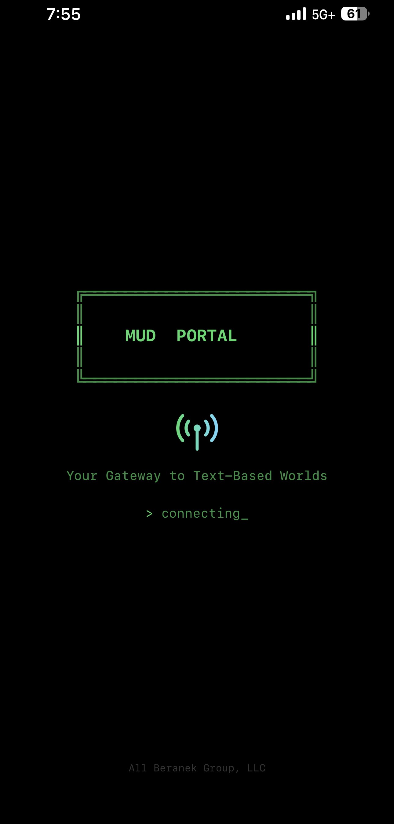 Mud Portal splash screen