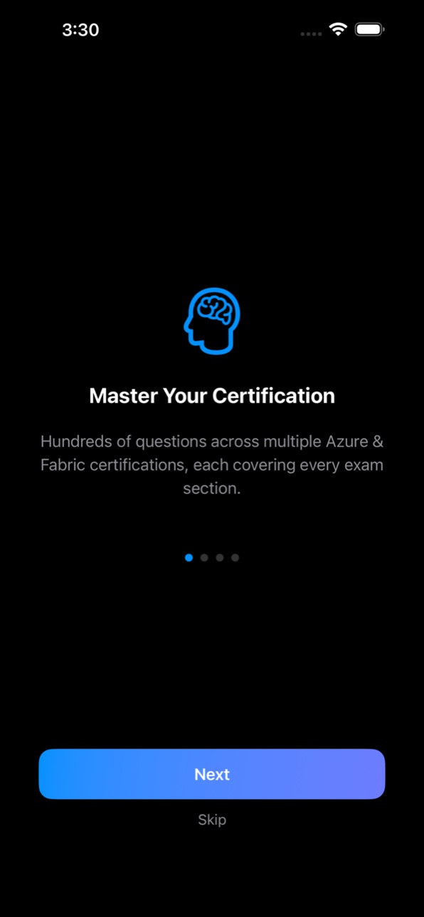 Master mode &mdash; work through unmastered questions